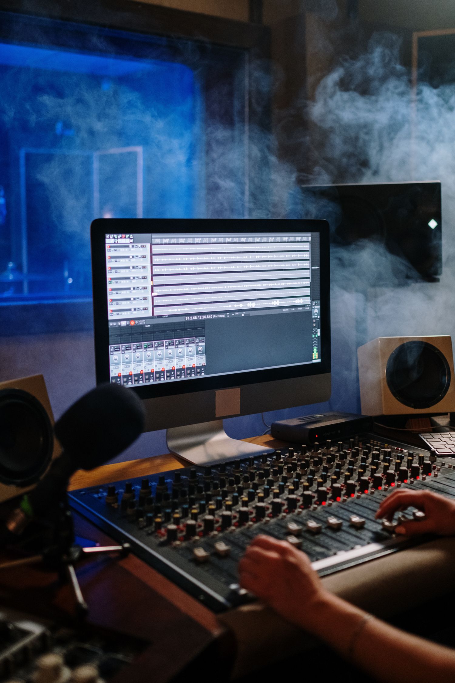 Mixing session